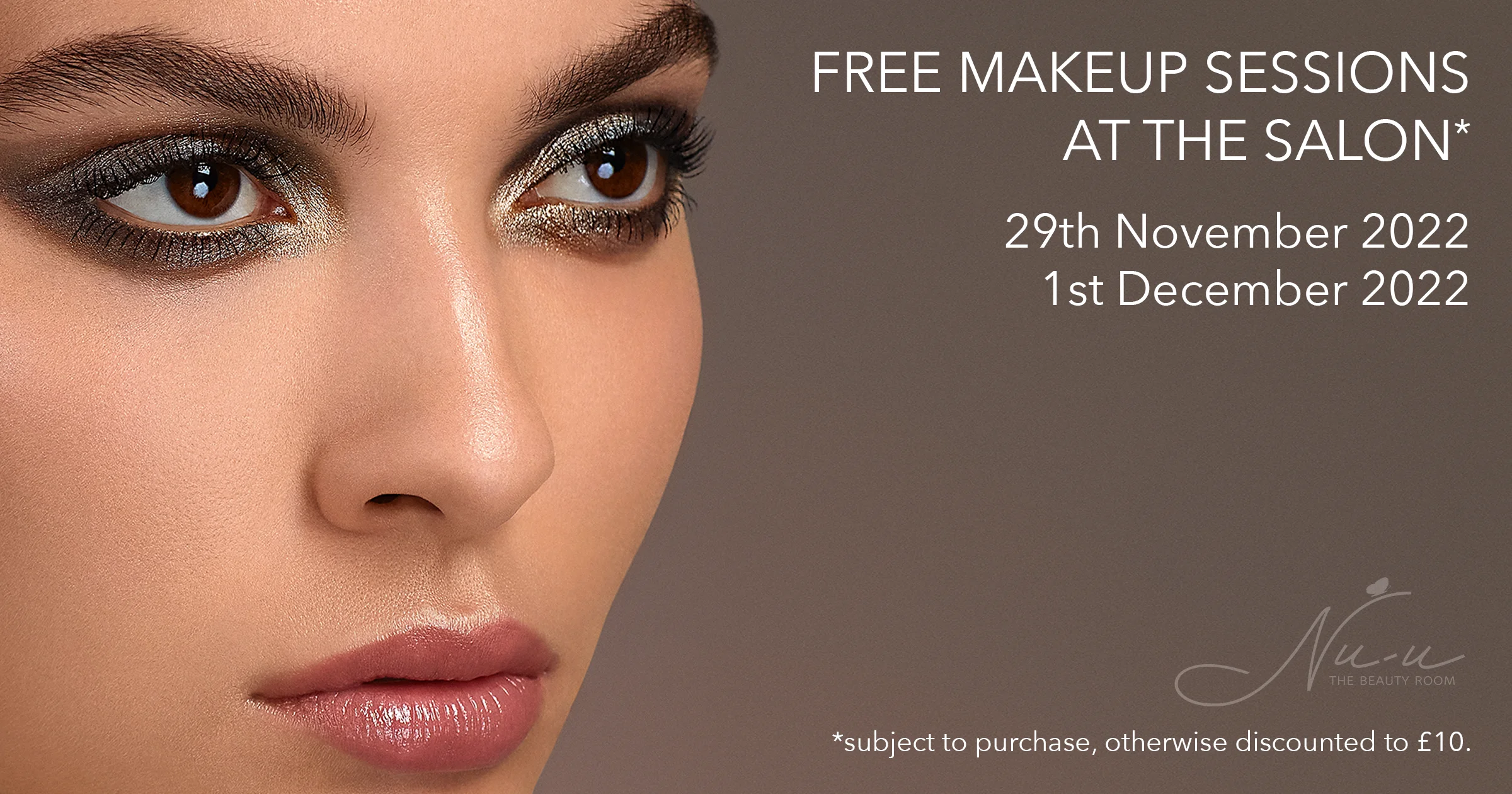 Book your free makeup session with NuU The Beauty Room NuU The