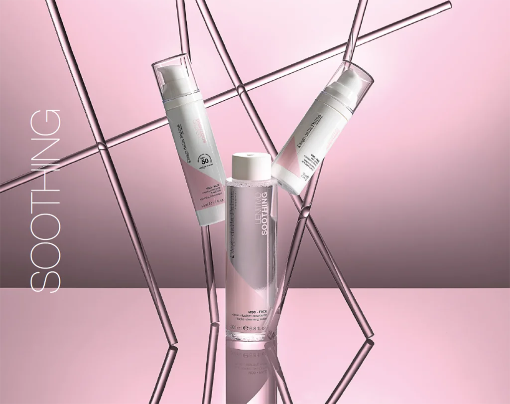Facial products in the Soothing range from Diego dalla Palma Professional.